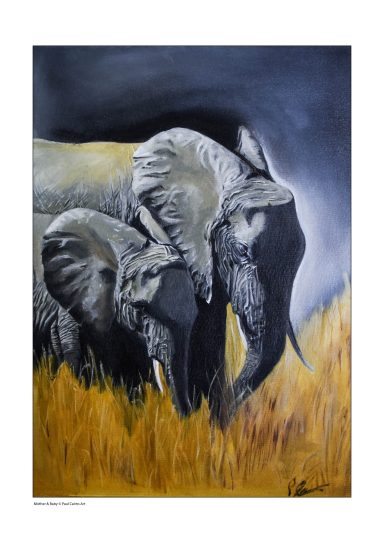 Mother and baby Elephant