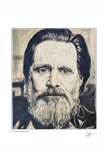 A pencil study of a man