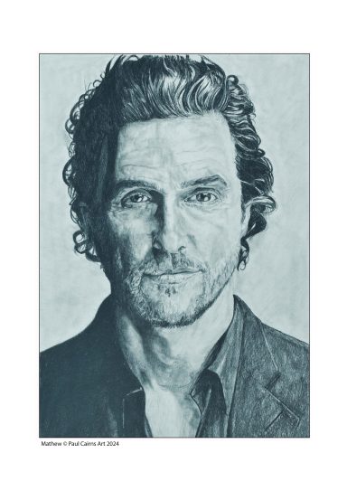 Pencil study of a man